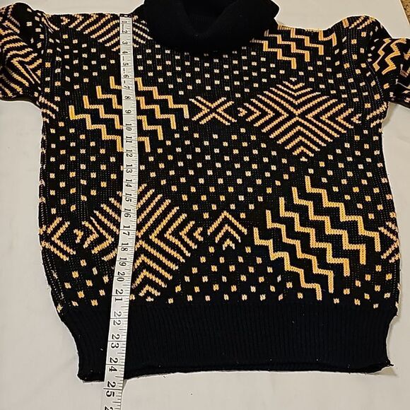 Vintage E Z Spirit Knit Cowl Neck 90s Sweater Small - Picture 4 of 7